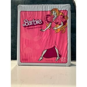 1982 Barbie Fashion Doll Case w/3 Barbie Clones, Clothing & Accessories NICE LOT